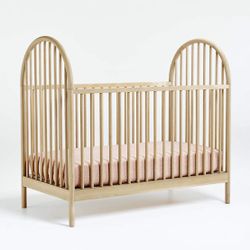Canyon Spindle Natural Wood Convertible Crib by Leanne Ford
