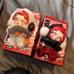 Skull Panda Labubu Pendant