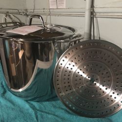 Princess House Olla De 25QTS Con Parrilla /25QTS Stockpot With Rack 