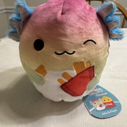 NWT Flip-A-Mallows Aika & Floyd Axolotl And Fries