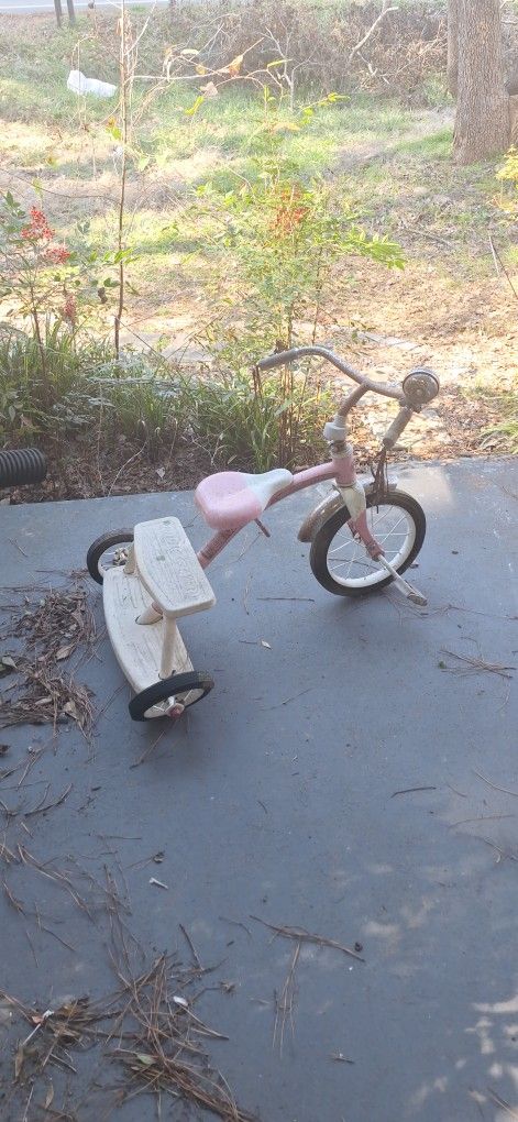 Pink 1970 Radio Flyer Tricycle