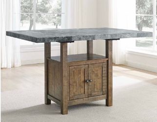 Grayson marble table with 8 chairs