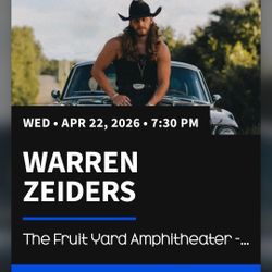 Warren Zeiders Ticket