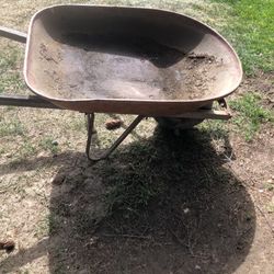 Vintage Wheel Barrel 