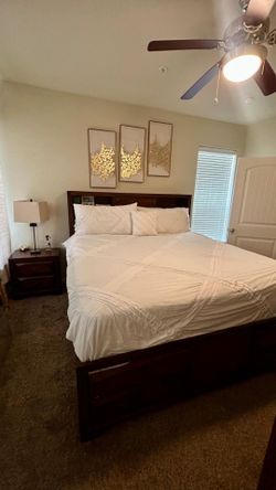 King  bedroom set and mattress