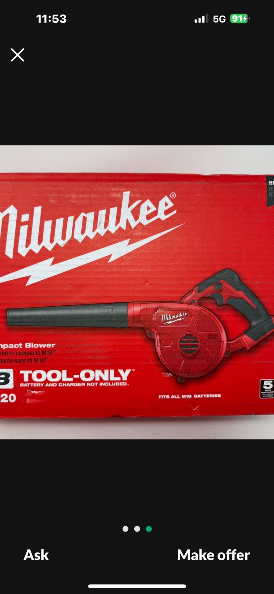 Milwaukee Blower