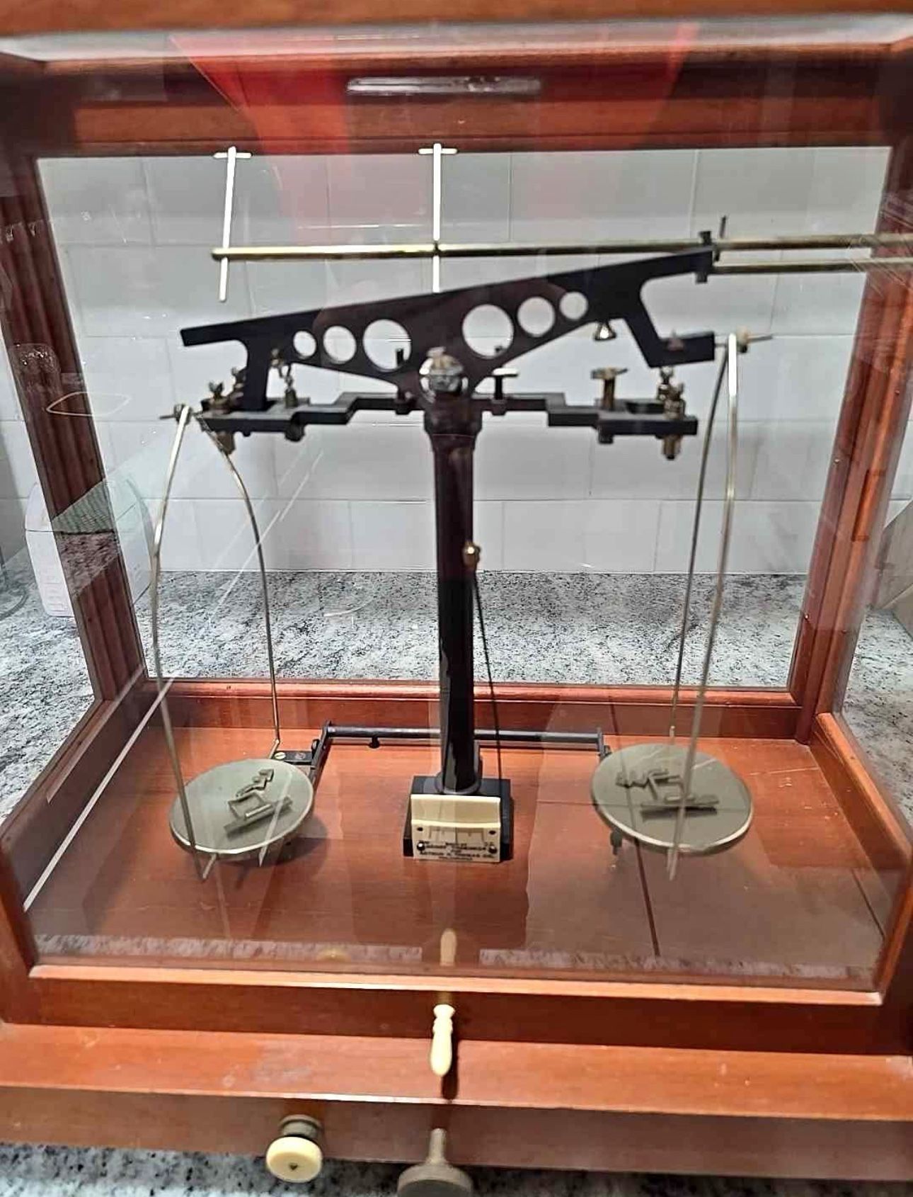 Antique Henry Troemner Apothecary Jewelry Store Precision Balance Scales No. 35 Decor Vintage Cherry