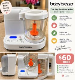 Baby brezza one step baby food maker