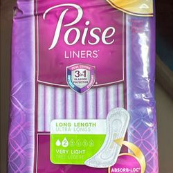 Poise Liners 24 Ct