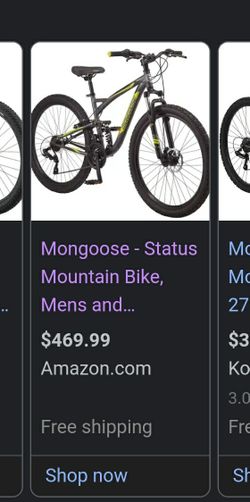 Mongoose stormer bike hotsell