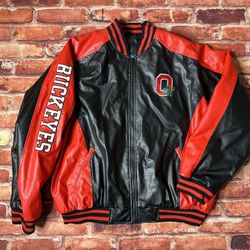 Vintage Ohio St Leather Jacket 