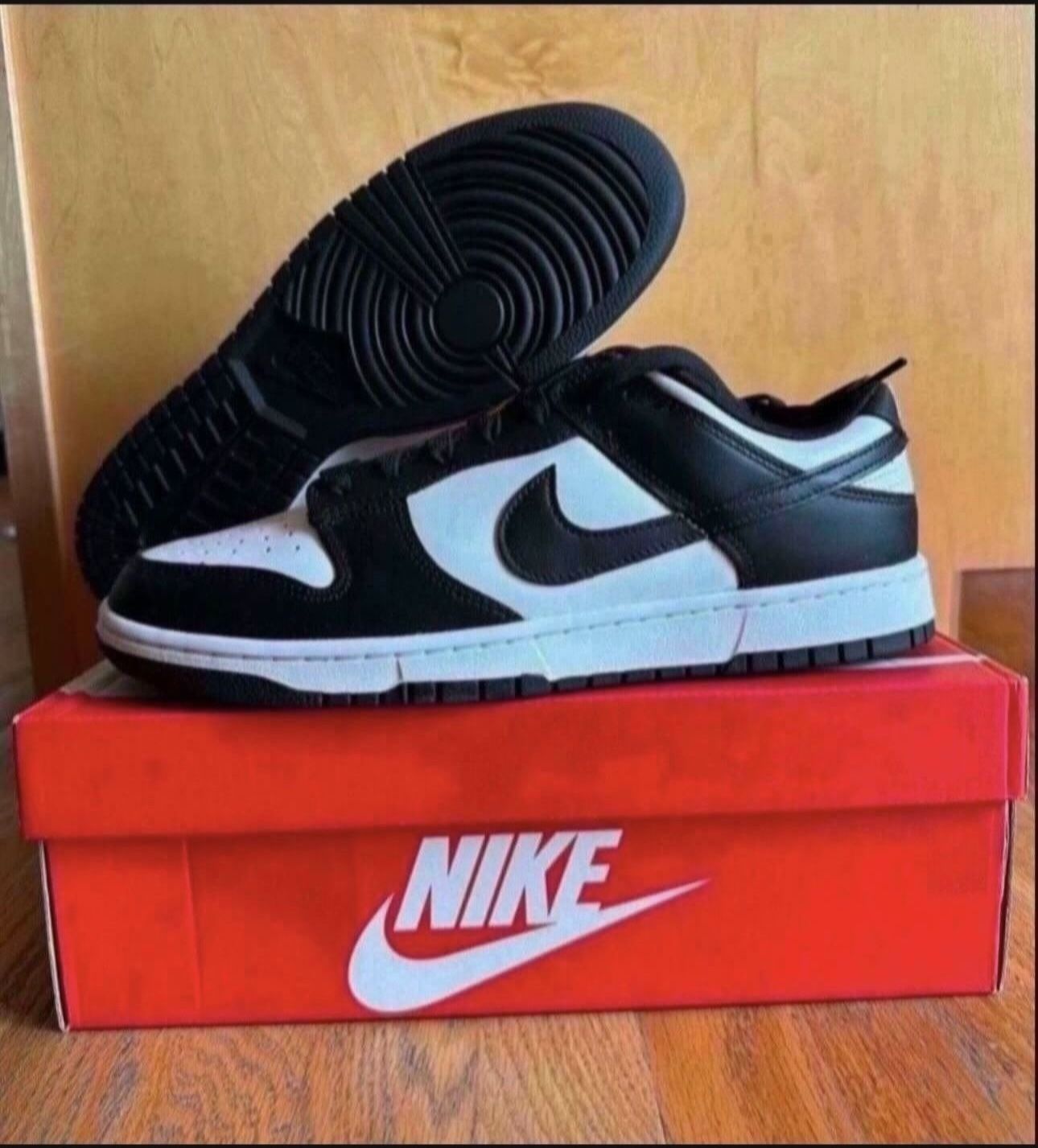 Nike Dunk Low Black White Panda Size 12 Brand New