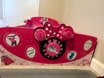 Minnie mouse wooden twin toddler bedframe