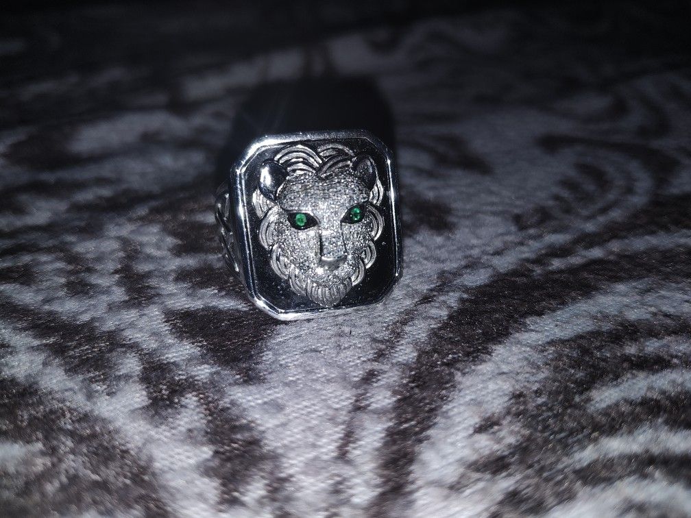 Effy Men's Diamond Lion Ring.