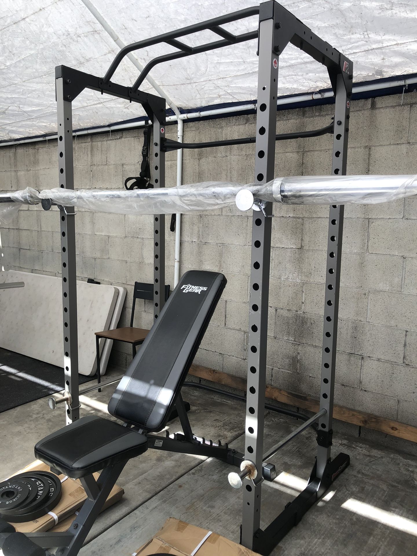 Weight Rack Olympic Squat Set Bench Press Set