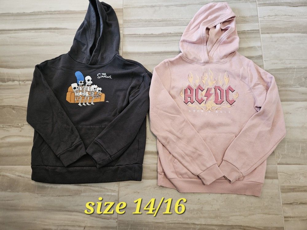Girls Size 14/16 Sweatshirt Lot 