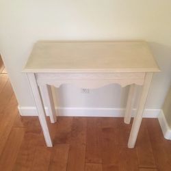 Beautiful Carved Wood Hall Or Side Table - Very Versatile 