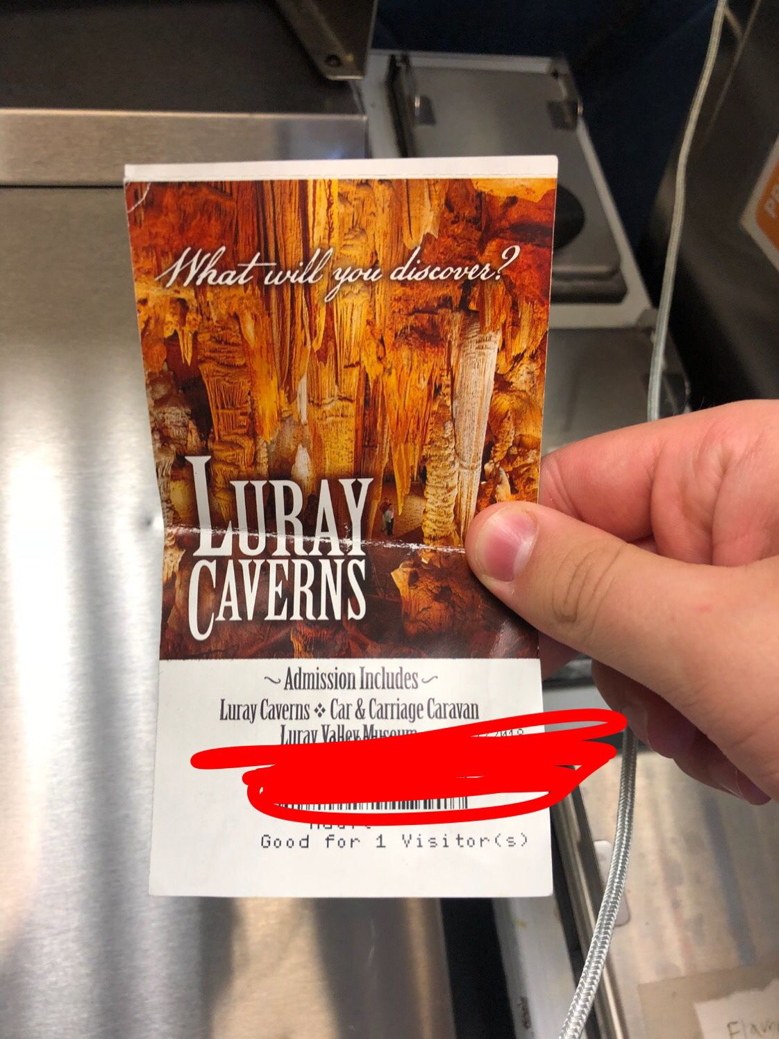 Luray Caverns Admission Ticket