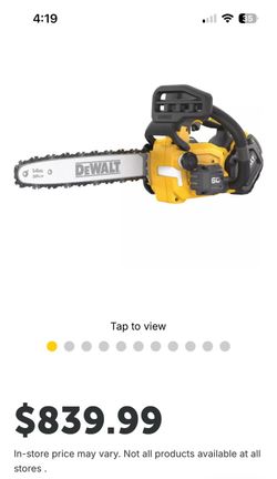 DeWalt 60V 14-Inch Cordless Chainsaw