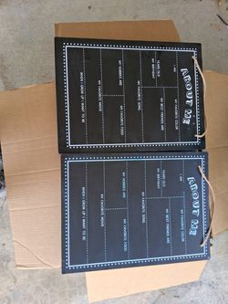Chalk boards