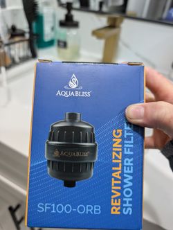 AquaBliss SF100-BK Revitalizing Shower Filter 