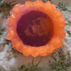 Orange/purple Skull Ashtray