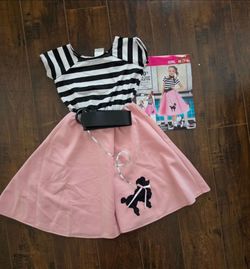 Girls 50's dress costume