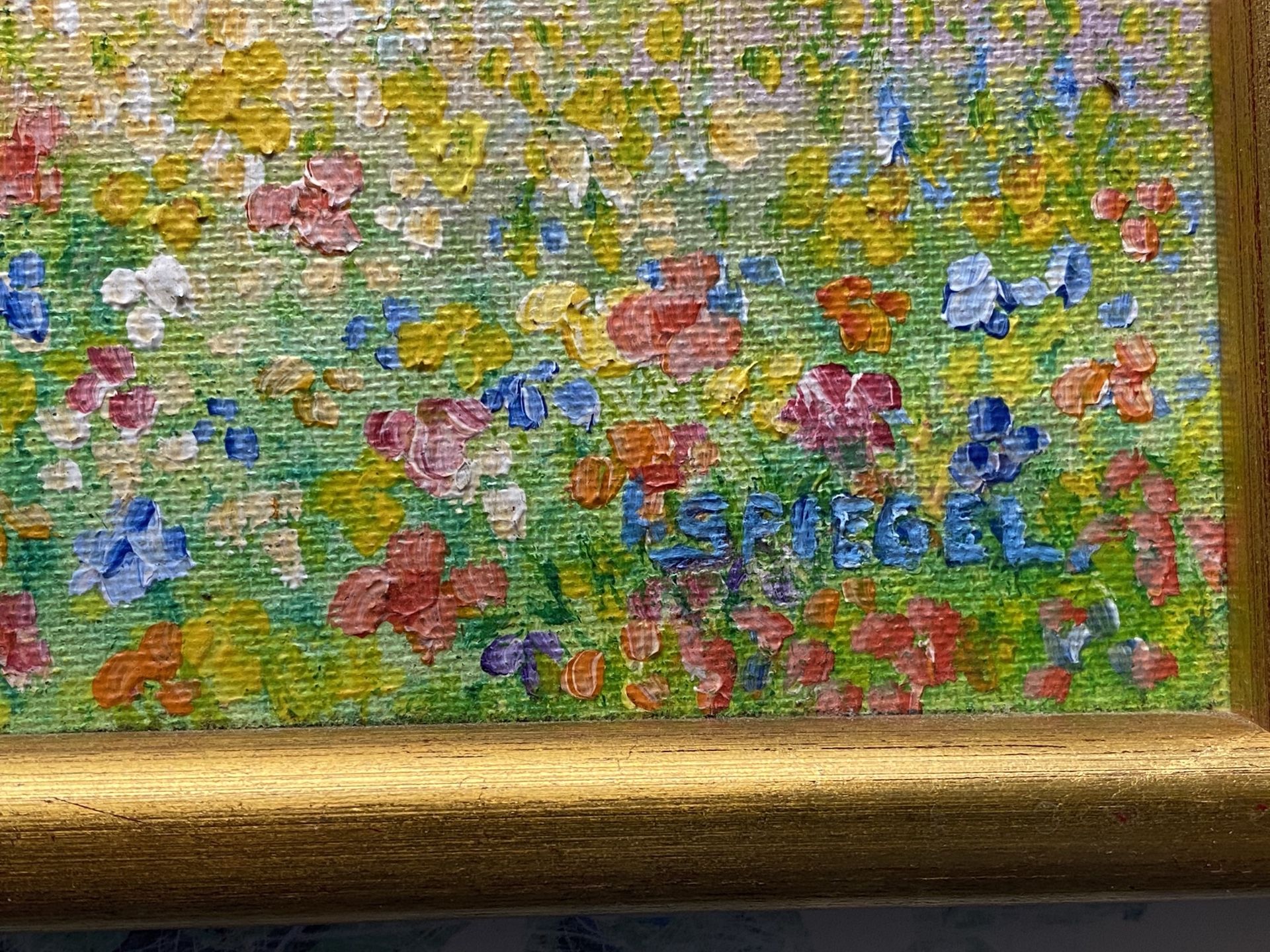 2 vtg. Original Irene Spiegel paintings