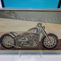 Motorcycle Art   12" x 20"