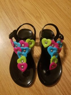 Cute Sandals...size 9/10 youth young girls...like new!