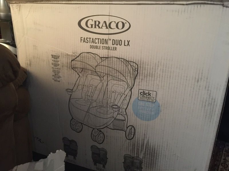 Graco fastaction duo click connect double stroller