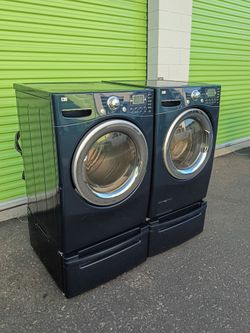 LG Front Load Washer and Electric Dryer