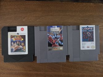 3 Nintendo NES Games