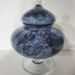 Delicate Apothecary Jar On Pedestal 
