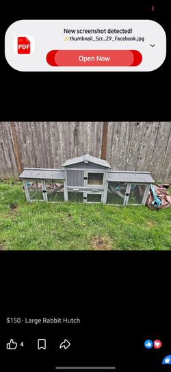 Large rabbit hutch