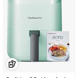Beelicious® 8-in-1 air fryer, compact, intelligent, 4 quarts of a gallon, stirring reminder, 450 °F digital fryer with flavor blocking technology, tem