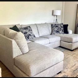 ⚡️ Brand New⚡️ 2 Piece Storm Sofa Sectional With Chaise☄️ Financing💰 Delivery Available🚚 Living Room 👈