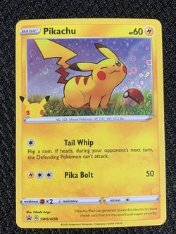 Pikachu Holo Card