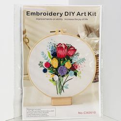 Embroidery DIY Art Kit No. CX0510, NEW!