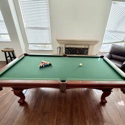 Pool table w/matching Pub Table & Stools