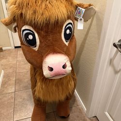 Giant Highland Cow Stuffed Animal