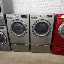 Kenmore Large Capacity Front Load Washer Dryer Set 