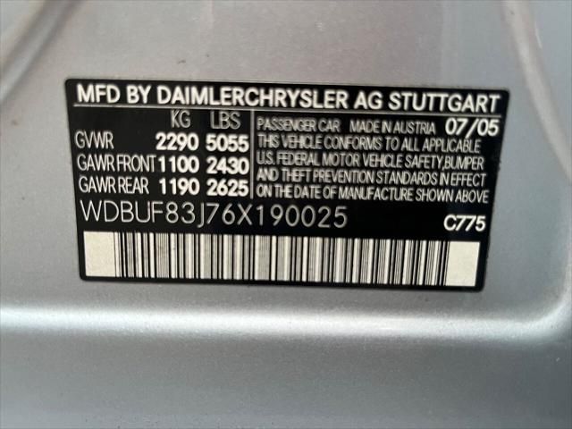 2006 Mercedes-Benz E 500