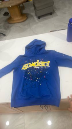 blue spider hoodie