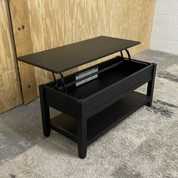 Black Lift Top Coffee Table