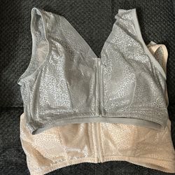 2 Wireless Lace Sports Bras Xl New