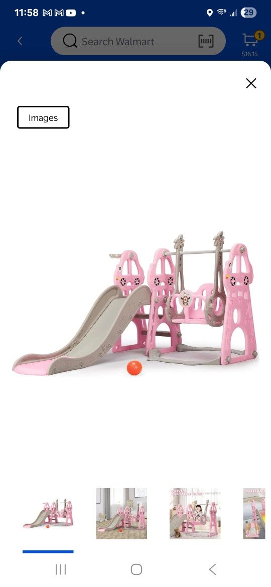 New Unopened Box Toddler Playground Set