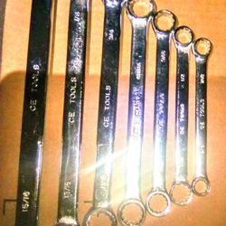 7pcs Double Flat Box/Ring Wrench Set 