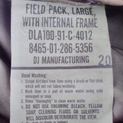 Army Backpack And Bag 