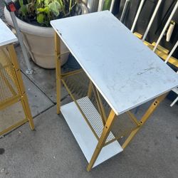 Vanity Table  With Plug In Power And USB 